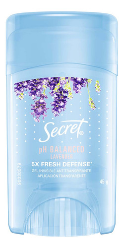 Antitranspirante En Gel Secret Ph Balanced 45g