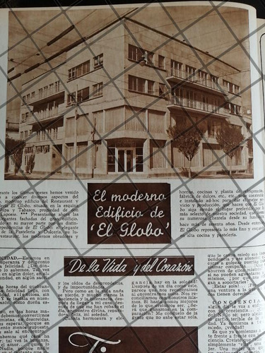 Cartel Retro Inauguran Otra Pasteleria El Globo 1948