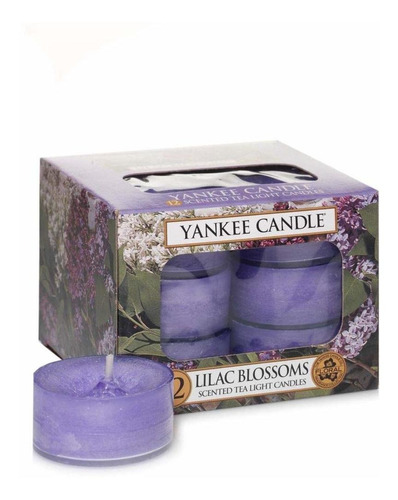 Candle  Lilac Blossoms Te Luz Vela Aroma Floral