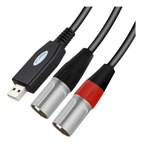 Tisino Cable Divisor En Y Estéreo Usb A Xlr Dual Xlr