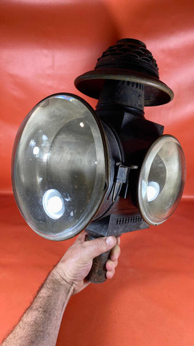 Antiguo Farol De Carruaje | Señalero | Grande | Muy Bueno (Usado)