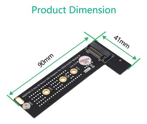 Pci-e X4 X2 M.2 Ngff M-key Nvme Ahci Ssd Convertidor Adaptad