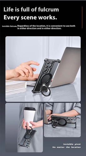 Funda De Teléfono Frame Kickstand For Samsung Galaxy S24