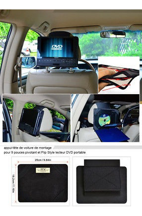 Tfy Coche Reposacabezas Monte Grande Para Reproductor De Blu