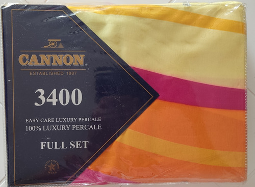 Juego De Sabanas Cannon 3400 Hilos (tamño Matrimonial) Detal