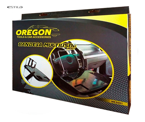 Imagen 1 de 6 de Mesa Bandeja Auto Multiuso Plegable Ideal Viajes Oregon