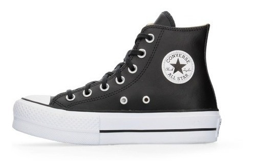 Tenis Converse Chucktaylor Bota Plataforma Piel