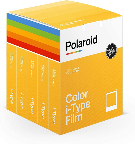 Película Instantánea Polaroid Color I-type, Paquete 40 Expos