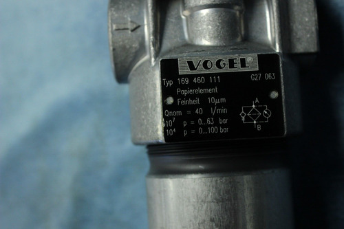 New Vogel Filter Typ 169 460 111 G27063 169460111 Dde