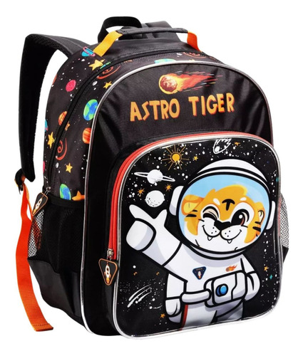 Mochila Escolar Infantil Masculino 1347 Tigre Astro Tiger