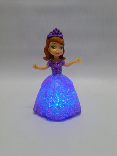 Muñeca Princesa Sofía Con Luz De Pila Disney U.s.a Baquelita