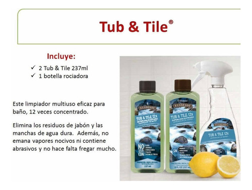 Limpiador Biodegradable Baño Tub & Tile  Melaleuca Pack 3pzs