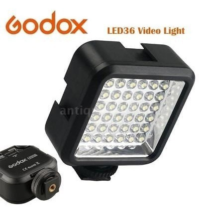 Godox 36 Video Lámpara Brillante Luz Led Para Portátil Cámar
