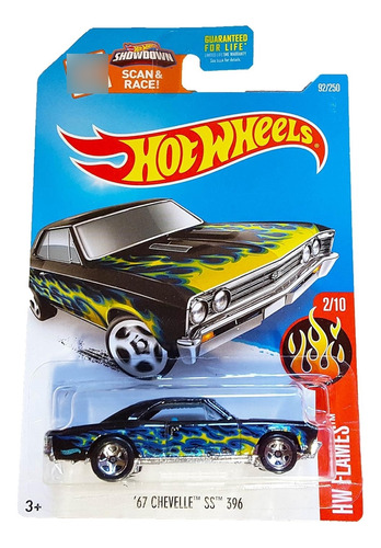 Hot Wheels Flames - 67 Chevelle S S - 396 * *