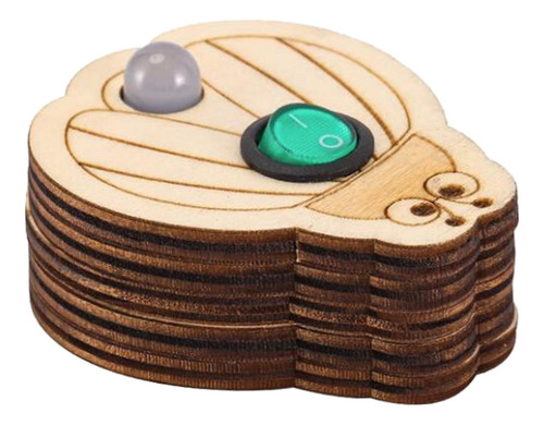 Tablero Sensorial De Madera Con Interruptor De Tablero