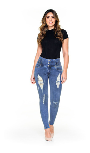 Jeans Levantacola Colombiano J-6895 Truccos Jeans - Paopink