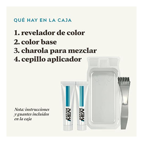 Just For Men Tinte Colorante En Gel Para Barba Y Bigote,