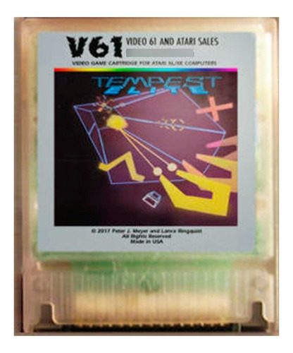 Imagen 1 de 1 de Cartucho Atari Xe Xl 800 65 130 Tempest Elite Nuevo !
