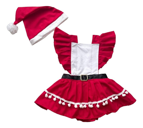 Romper De Natal Menina Bebê Body Mamãe Noel Roupa De Natal