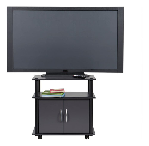 Home Basics Soporte De Tv Pequeño Aglomerado Y Pvc Con