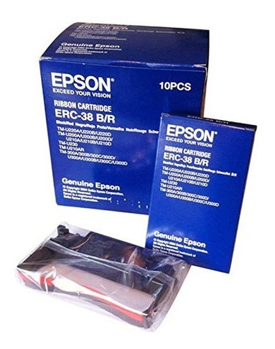 Epson Erc38br Caja Registradora De La Cinta Negro / Rojo Eps