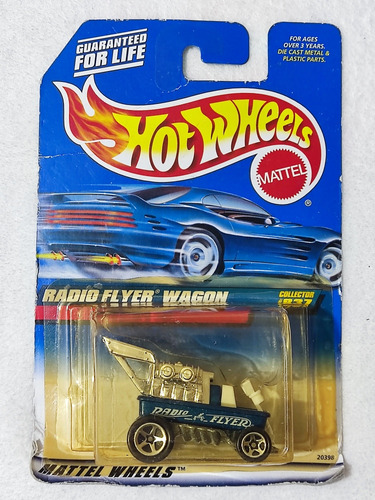 Carrito Radio Flyer Wagon, Hot Wheels 1998, Emp. Dañado.