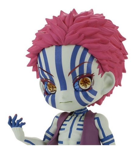 Imagen 2 de 6 de Figura Akaza Qposket Kimetsu No Yaiba Versión A