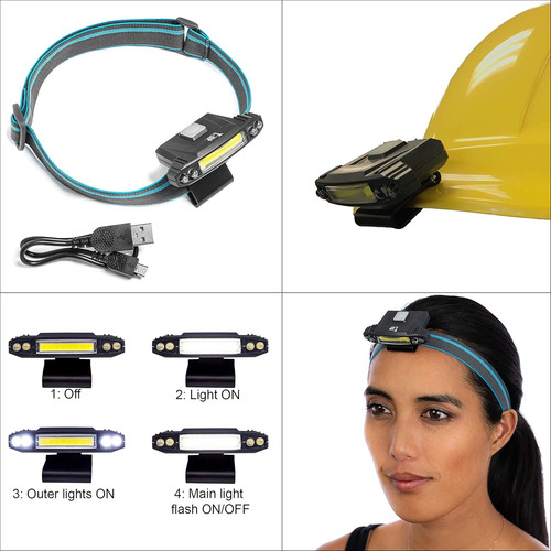 Faros Led Recargables Para Acampar Y Senderismo