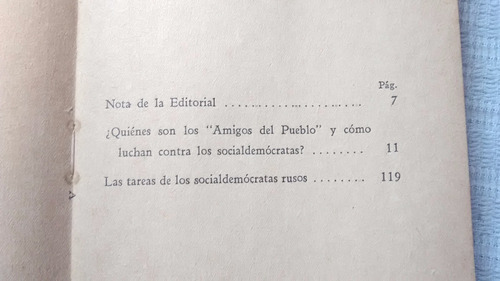 Imagen 3 de 3 de Quienes Son Los Amigos Del Pueblo V I Lenin Lautaro 1964