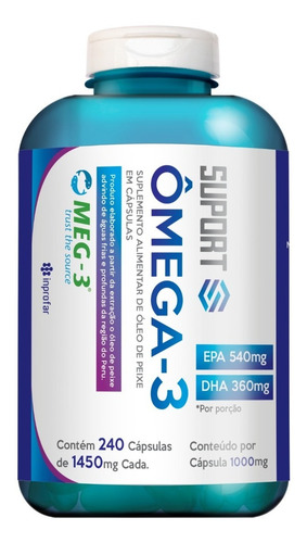 Imagem 1 de 2 de Ômega 3 Óleo De Peixe Dha - Epa 240 Cápsulas