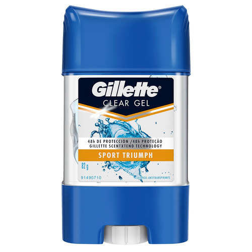 Imagen 1 de 3 de Antitranspirante en gel Gillette Sport Triumph 82 g
