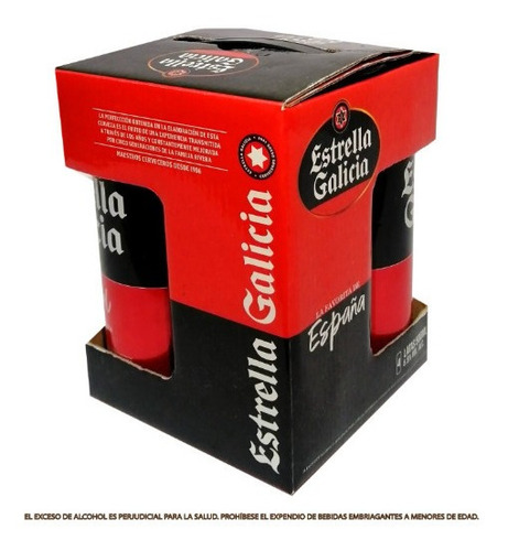 Pack Cerveza Estrella Galicia - mL a $37