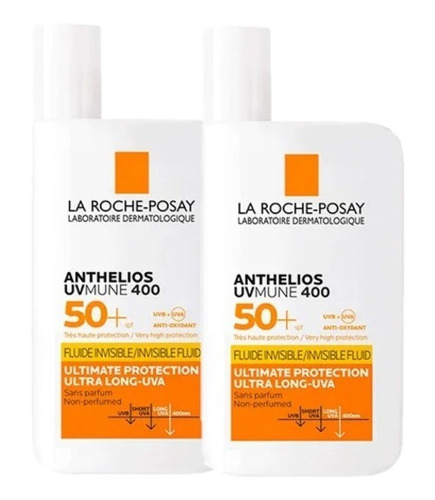 Combo La Roche Posay Anthelios Uv Mune 400 Fps50 50 Ml X2un