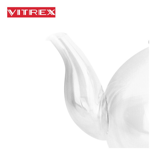 Vitrex Mumbai Tetera 800ml Vidrio Borosilicatado