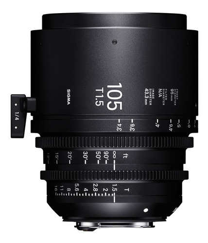 Sigma 105mm T1.5 Ff Sony E Mount High-speed Prime Lente (met