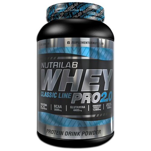 Nutrilab Whey Pro 2.0 1kg Proteina De Suero Premium 