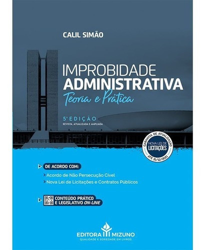Imagem 1 de 3 de Improbidade Administrativa - Teoria E Prática - 5ª Edição