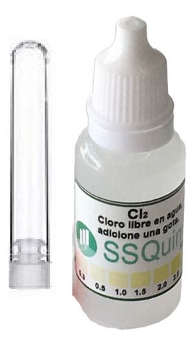 Cloro Libre En Agua, Con Una Gota, Compatible, Ssquim