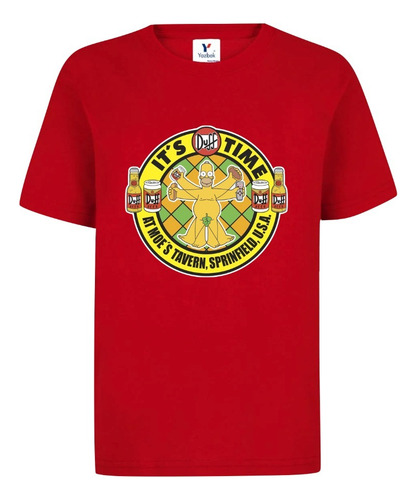 Playera Simpsons Homero Simpson Cerveza Duff Varios Diseños