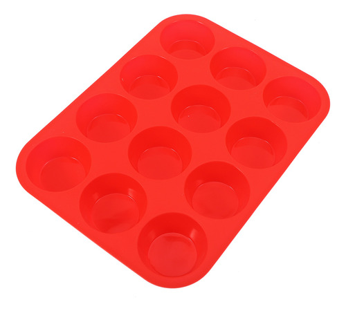 Molde Para Tartas, 12 Tazas, Silicona De Calidad Alimentaria