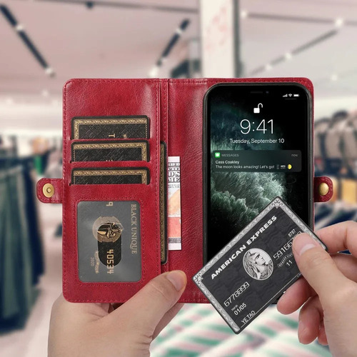 Capa Tipo Carteira Para iPhone 13 Pro Max,