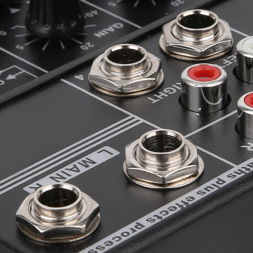 Mezclador De 4 Canales, Consola De Música Usb, Mezcla De Son