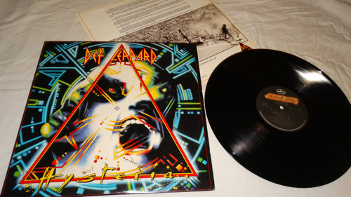 Def Leppard - Hysteria '1987 (mercury Us) (vinilo:vg - Cover