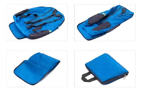 Mochila dobrável dobrável Unex cor fúcsia 20L