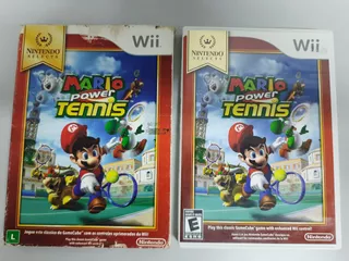 Mario Power Tennis Wii Original Completo Mídia Física Ntsc