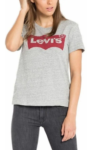 Remera Dama Rojo con Detalles Levi´s REM-D-41 - Tienda Chaia
