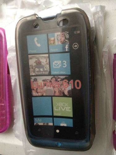 Funda Silicón Nokia Lumia 610 Y LG Optimus Pro C660  D449