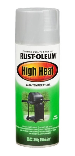 Pintura En Aerosol Rust Oleum Alta Temperatura 340gr - Image