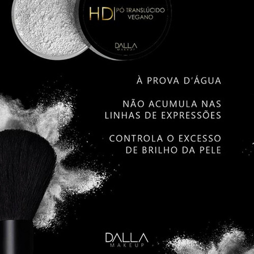 Imagem 3 de 3 de Po Facial Translúcido Hd Vegano Dalla