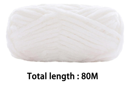 Hilo De Lana Resistente Para Tejer A Mano, Brazo Blanco